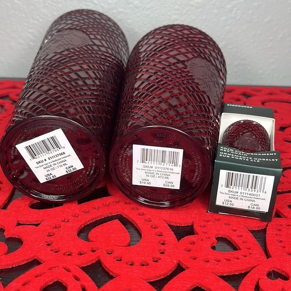 Starbucks 2022 Holiday Ruby Red Set - Picture 4 of 4